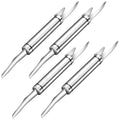 4PCS Stainless Steel Shrimp Peeler and Deveiner Tool Set, 2 in 1 Seafood Prep Tool