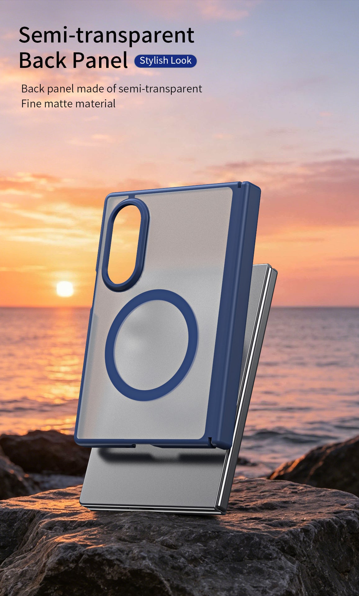 Magnetic Hinge Protective Case with Built-in Stand for Samsung Galaxy Z Fold