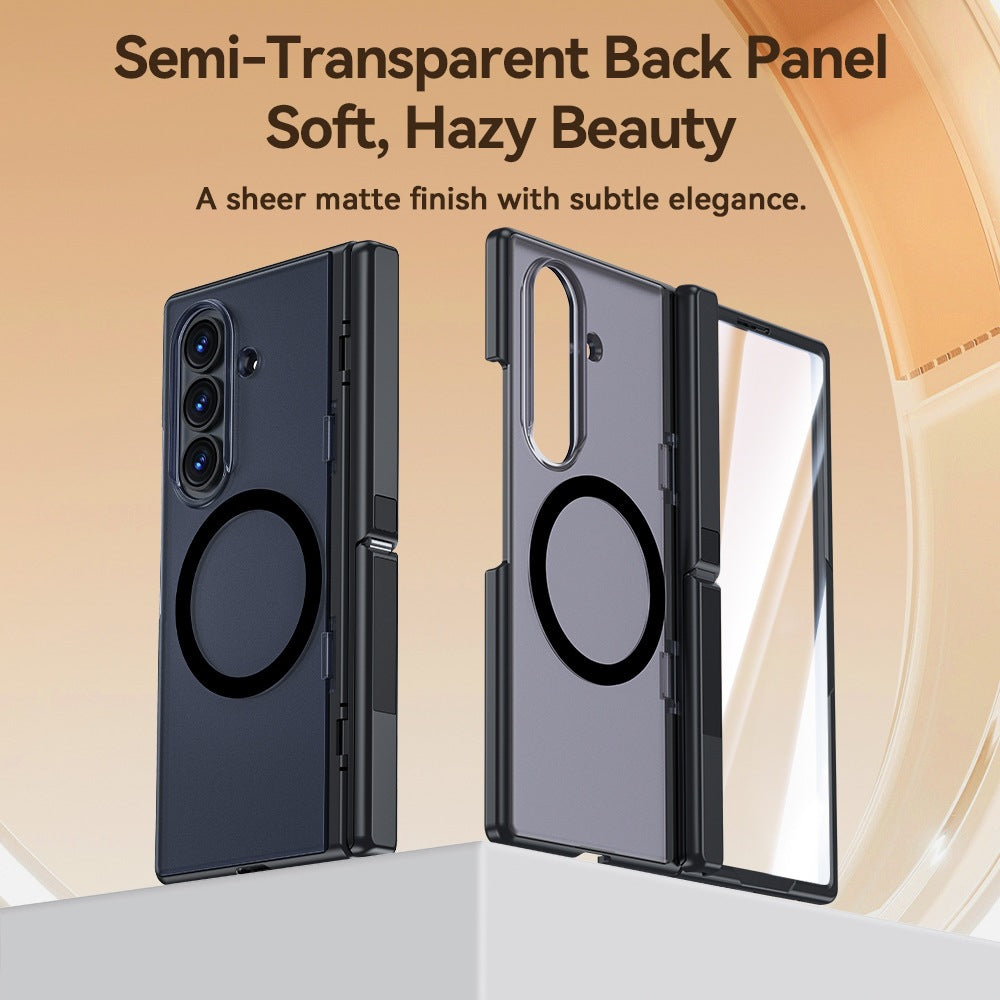 Magnetic Hinge Protective Case with Built-in Stand for Samsung Galaxy Z Fold
