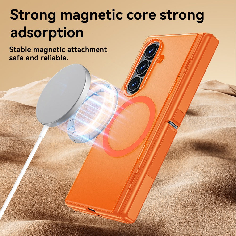 Magnetic Hinge Protective Case with Built-in Stand for Samsung Galaxy Z Fold