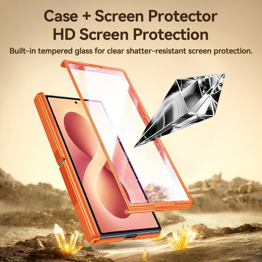 Magnetic Hinge Protective Case with Built-in Stand for Samsung Galaxy Z Fold