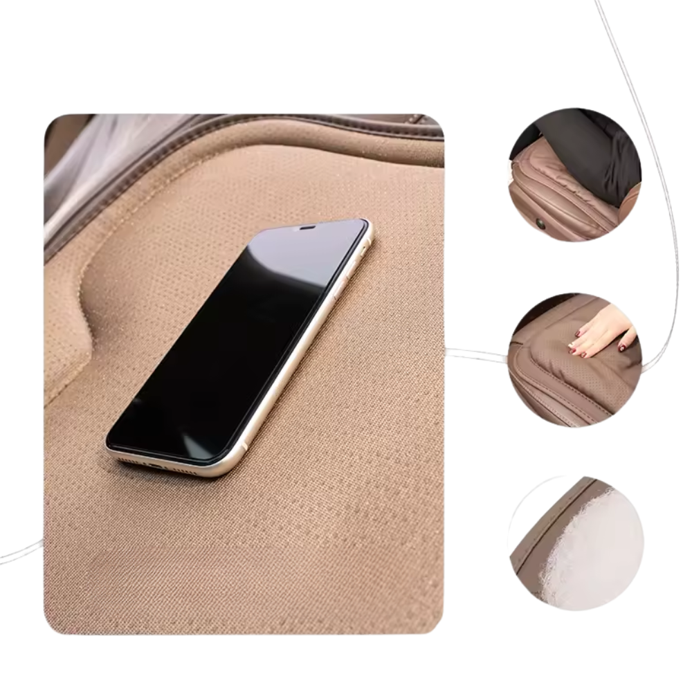 Car Seat Cushion Breathable Padded Support For Pain‑Free Driving