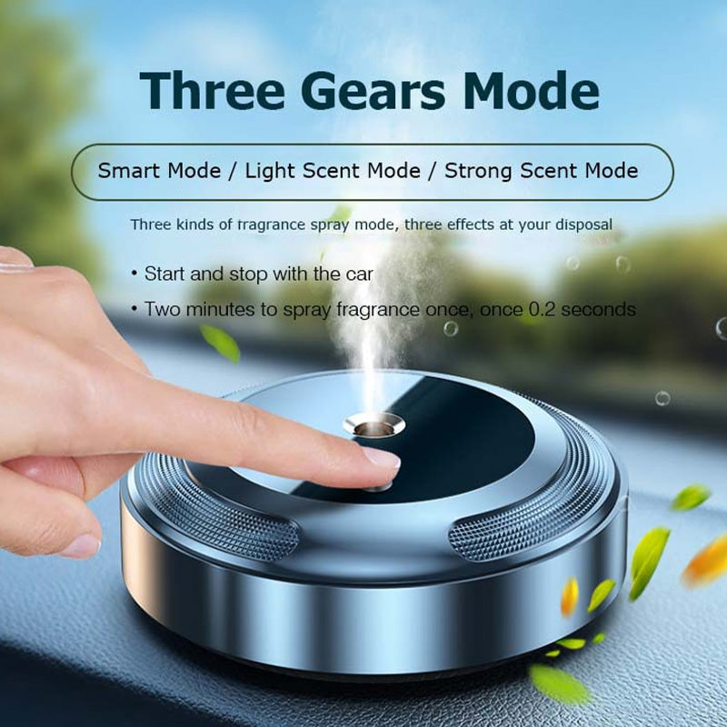 Smart Rechargeable Car Scent Diffuser, 3‑Gear Mist Adjustable Car Air Freshener Odor Eliminator