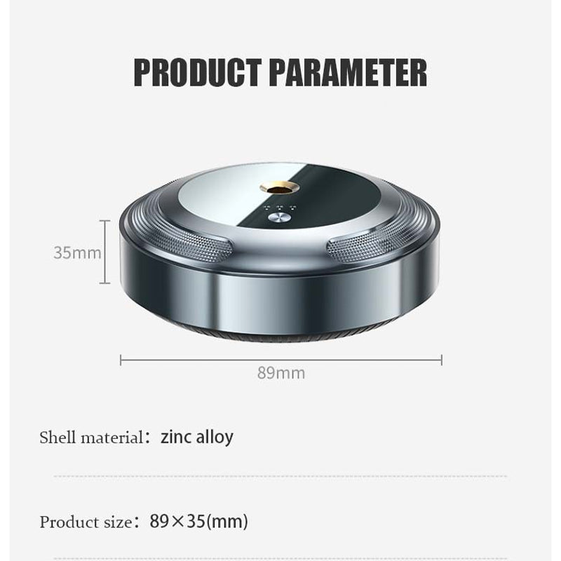 Smart Rechargeable Car Scent Diffuser, 3‑Gear Mist Adjustable Car Air Freshener Odor Eliminator