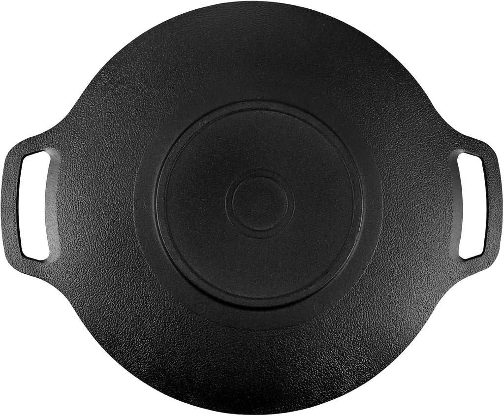 13" Round BBQ Griddle, Compatible for Induction, Gas Stove, Electric Cooktop